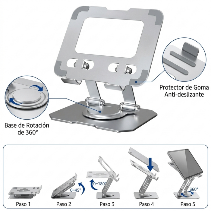 Soporte Ajustable para iPad / Tablet