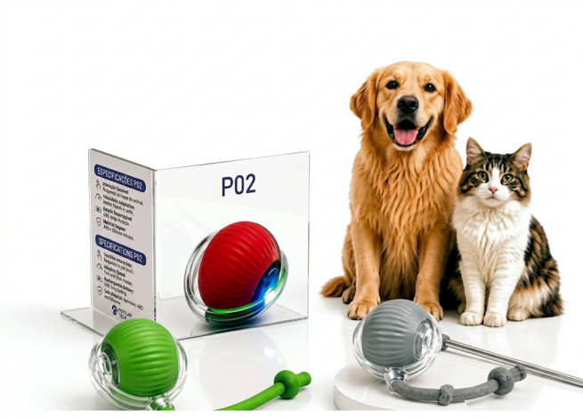 Pelota de Juguete Interactiva para Perros y Gatos